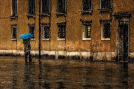 Ingo Lau - Regen in Venedig - URKUNDE - FT